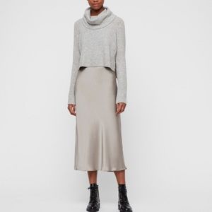 All Saints 2-Piece Sweater and Slip Dress